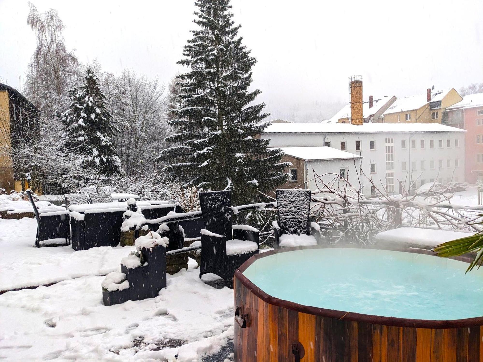 Zi2 - Urlaubsmagie - Whirlpool, Sauna Und Garten Apartamento Sebnitz Exterior foto