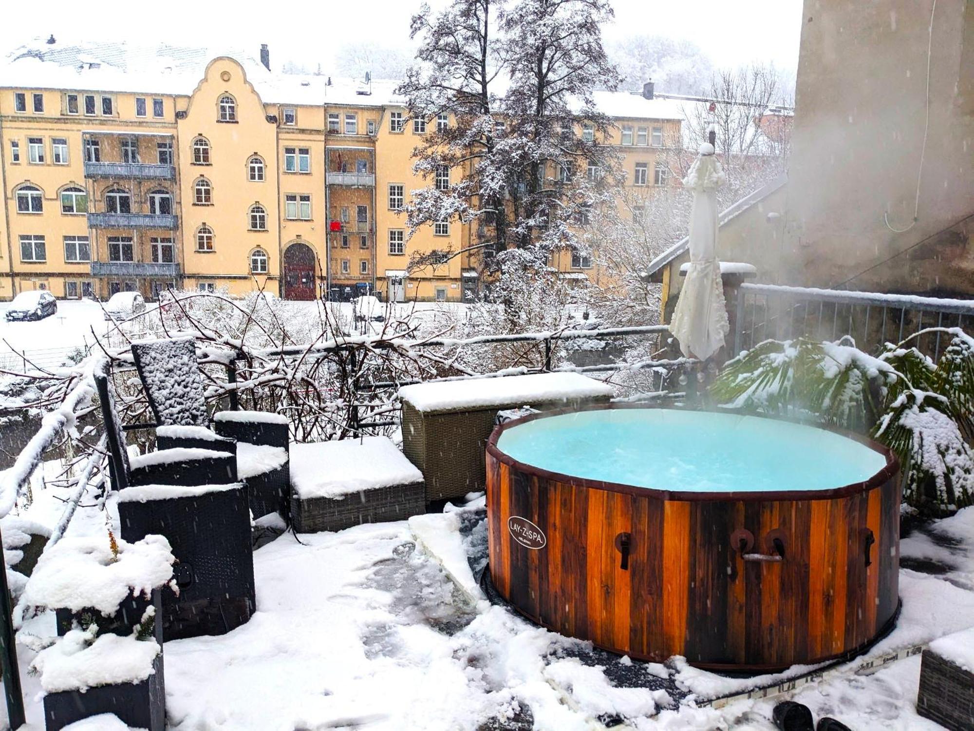 Zi2 - Urlaubsmagie - Whirlpool, Sauna Und Garten Apartamento Sebnitz Exterior foto